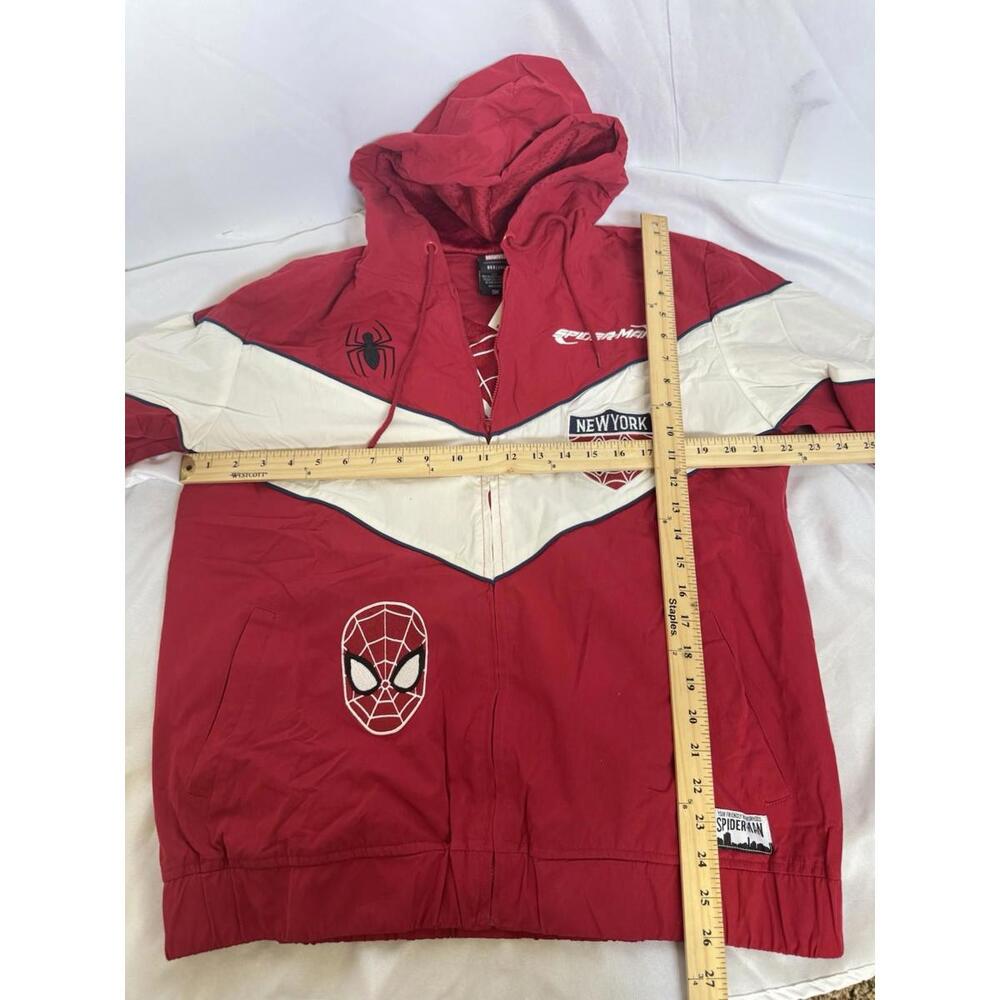 BoxLunch Marvel Spider-Man Racing Jacket MEN'S Small-New - Picture 8 of 9